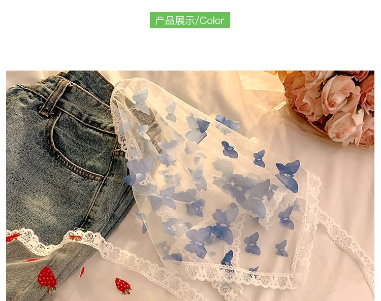Scarf (Various Trim Lace Triangle Designs) Head