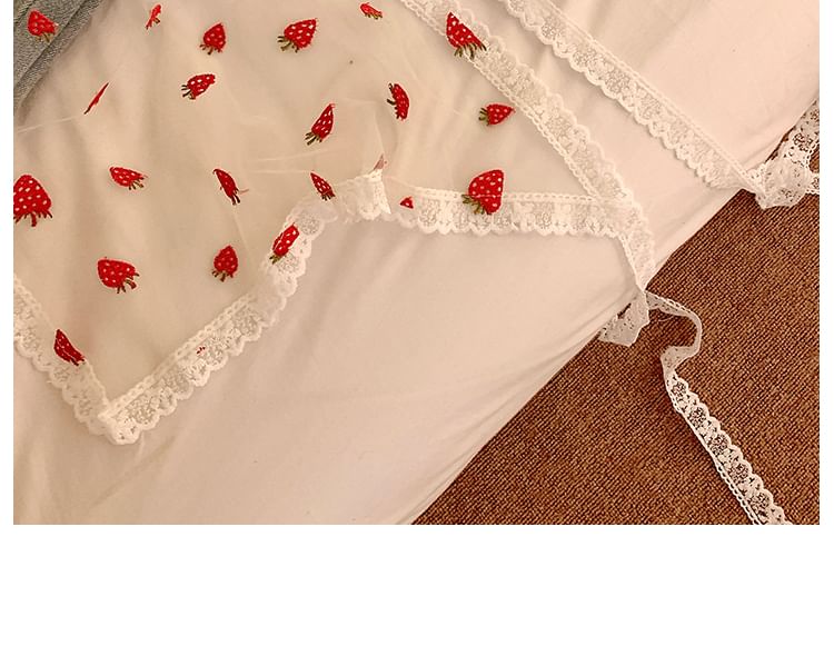 Scarf (Various Trim Lace Triangle Designs) Head