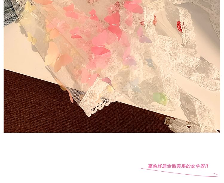 Scarf (Various Trim Lace Triangle Designs) Head