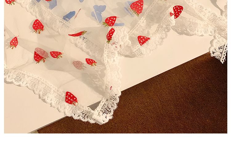 Scarf (Various Trim Lace Triangle Designs) Head