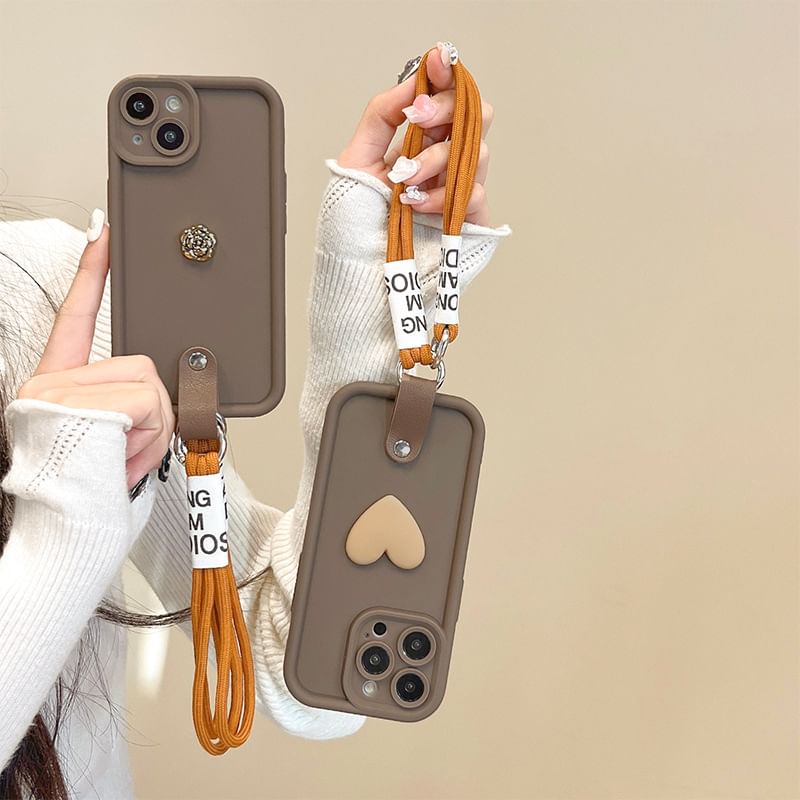 Case Lettering Strap Phone