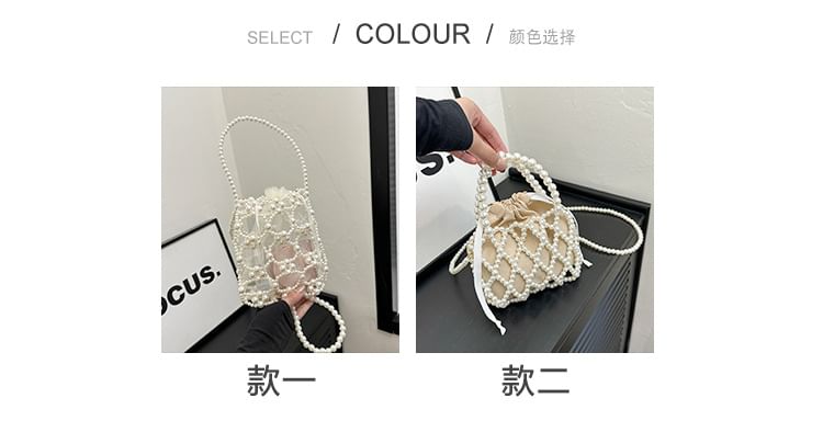 Designs) Crossbody Bag Faux Pearl (Various