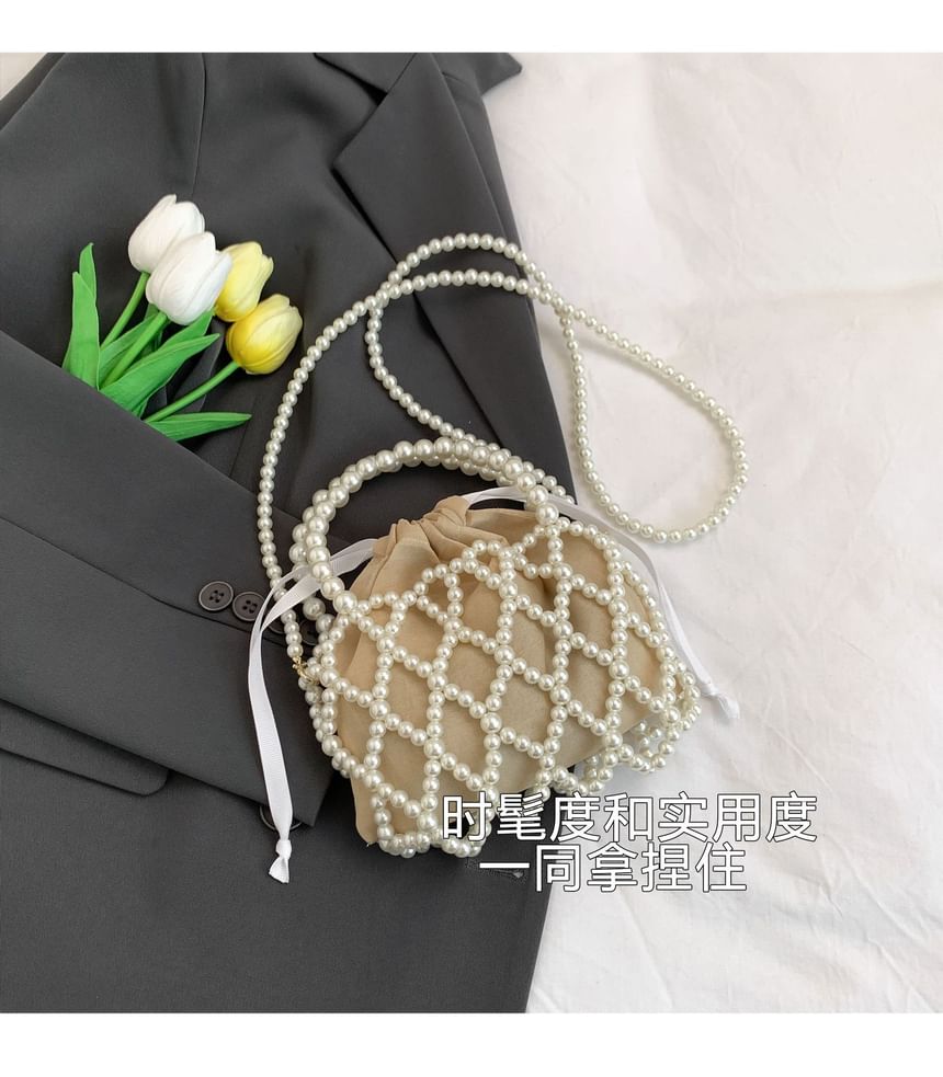 Designs) Crossbody Bag Faux Pearl (Various