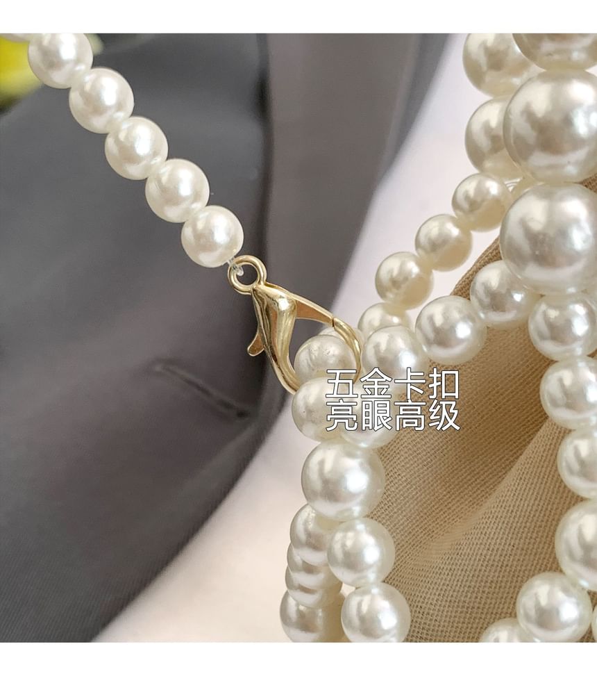 Designs) Crossbody Bag Faux Pearl (Various