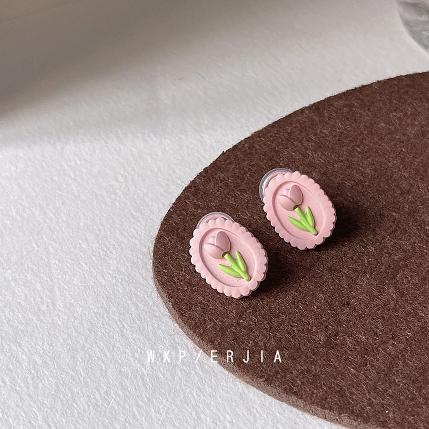 Alloy Tulip Ear Cuff