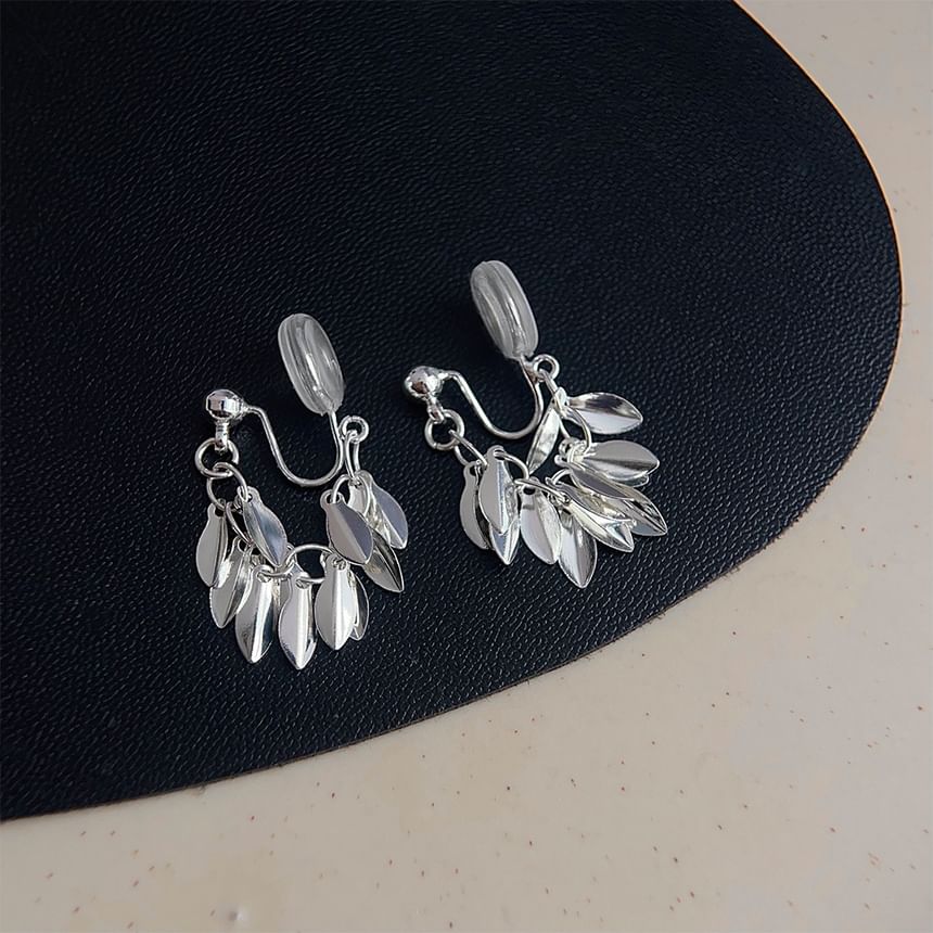 Leaf Earring Alloy Chandelier