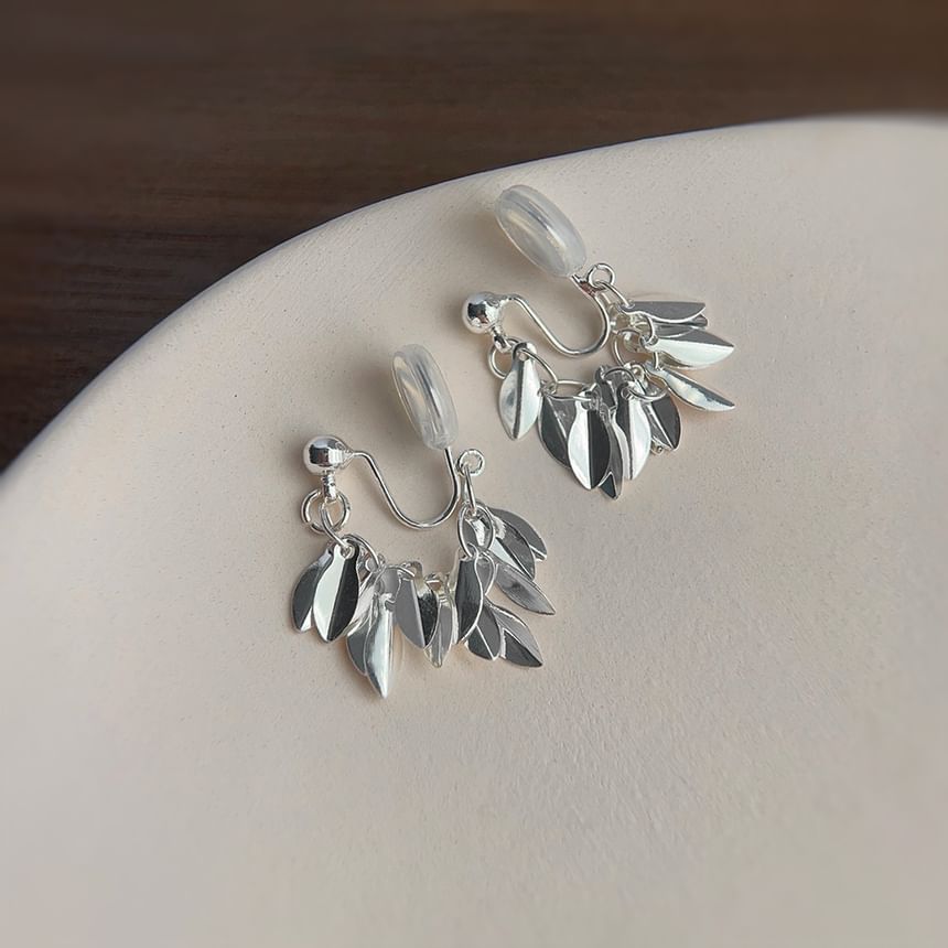 Leaf Earring Alloy Chandelier