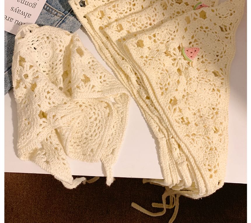 Scarf Designs) Embroidered Head (Various Triangle