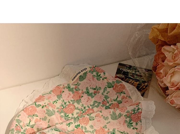 Print Triangle Scarf Floral Head Designs) (Various