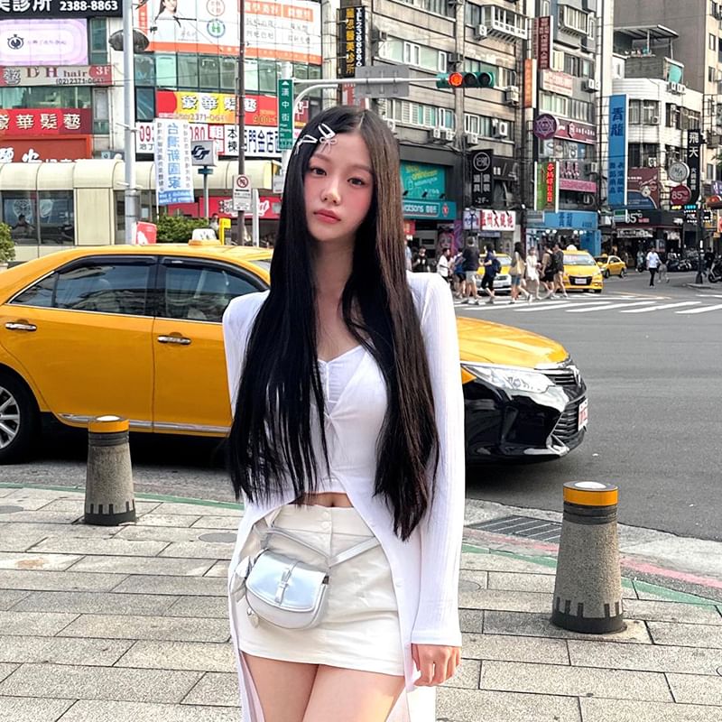 Set Hair Alloy Bow Rhinestone / Clip