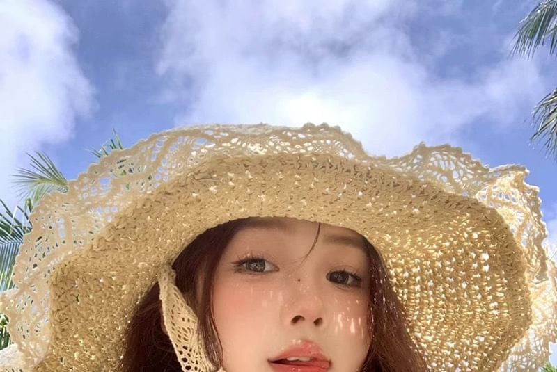 Straw Hat Trim Sun Lace