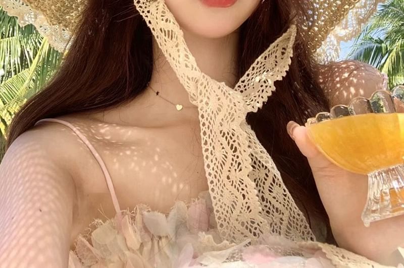 Straw Hat Trim Sun Lace