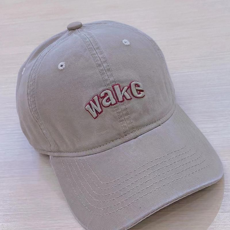 Baseball Lettering Cap Embroidered