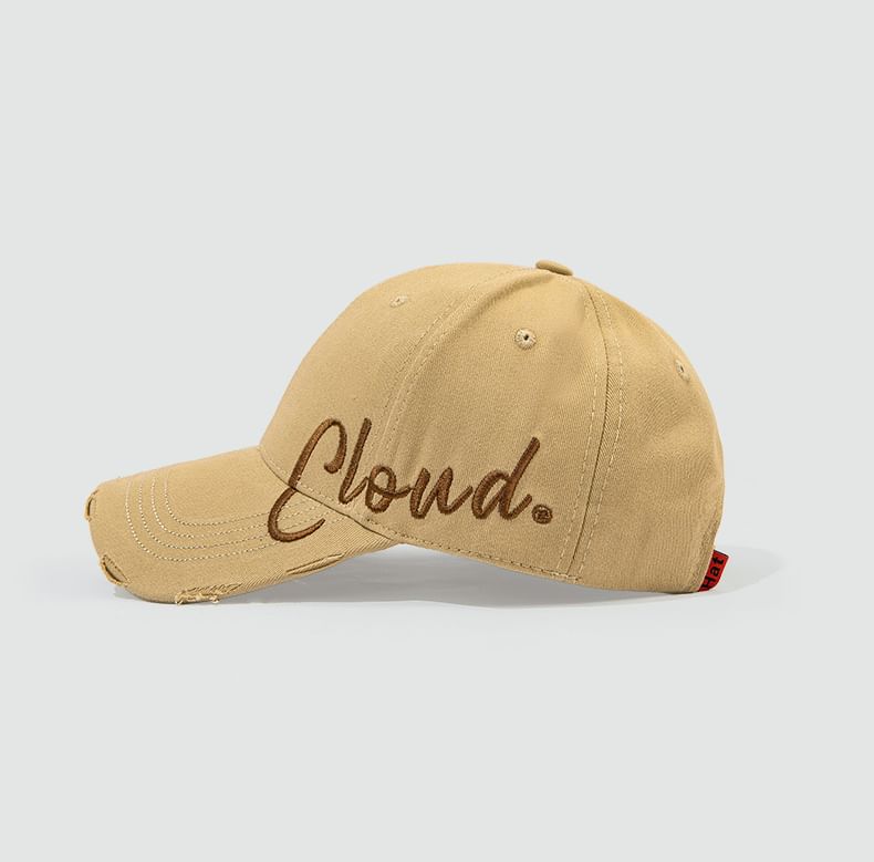 Cap Baseball Embroidered Lettering