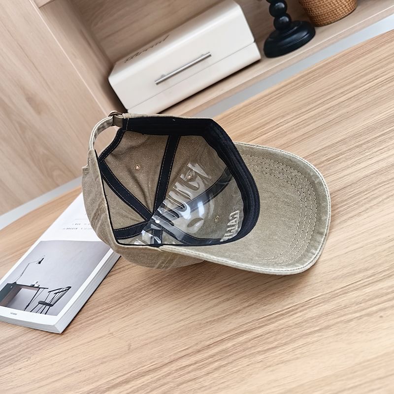 Baseball Cap Lettering Embroidered