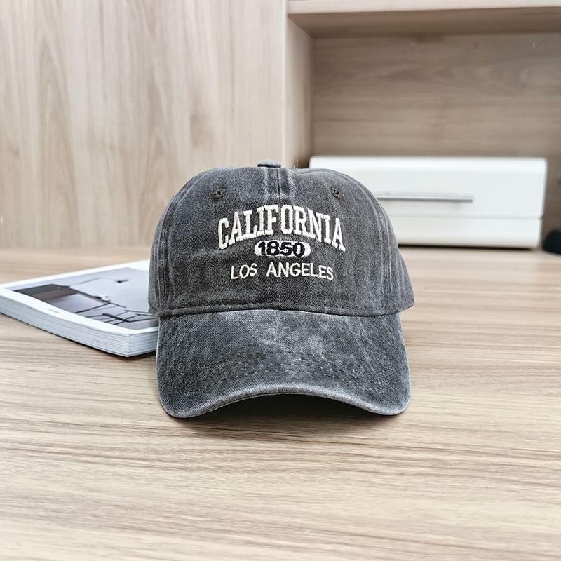 Baseball Cap Lettering Embroidered