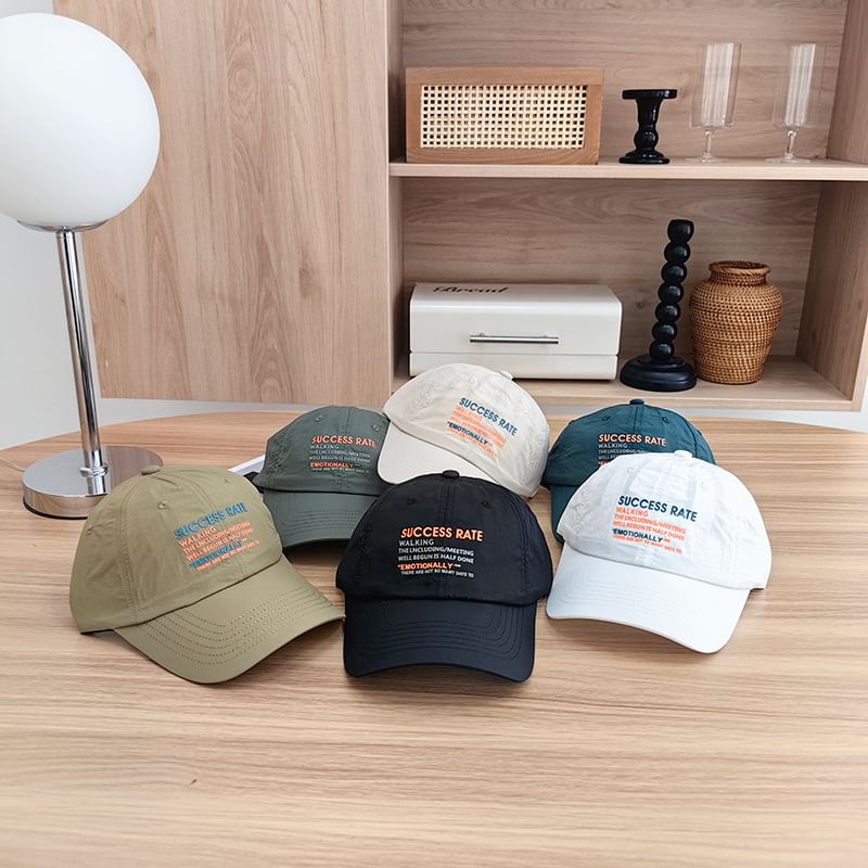 Baseball Embroidered Cap Lettering