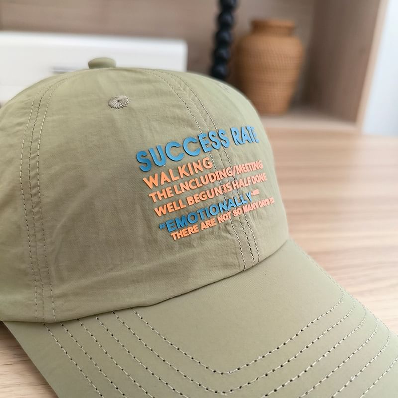 Baseball Embroidered Cap Lettering