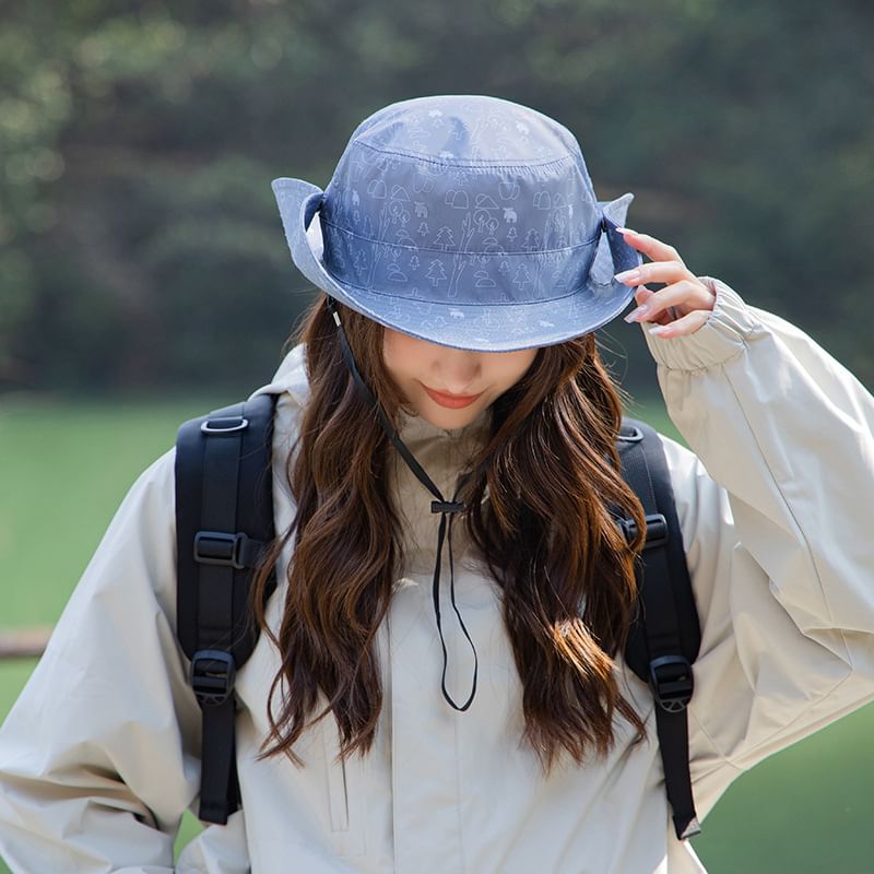 Hat Boonie Applique Print