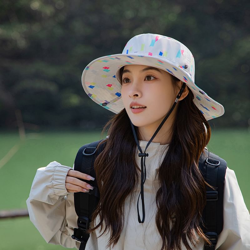 Hat Boonie Applique Print