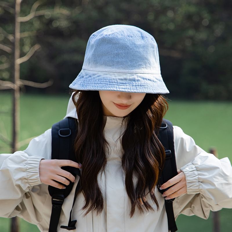 Denim Bucket Hat