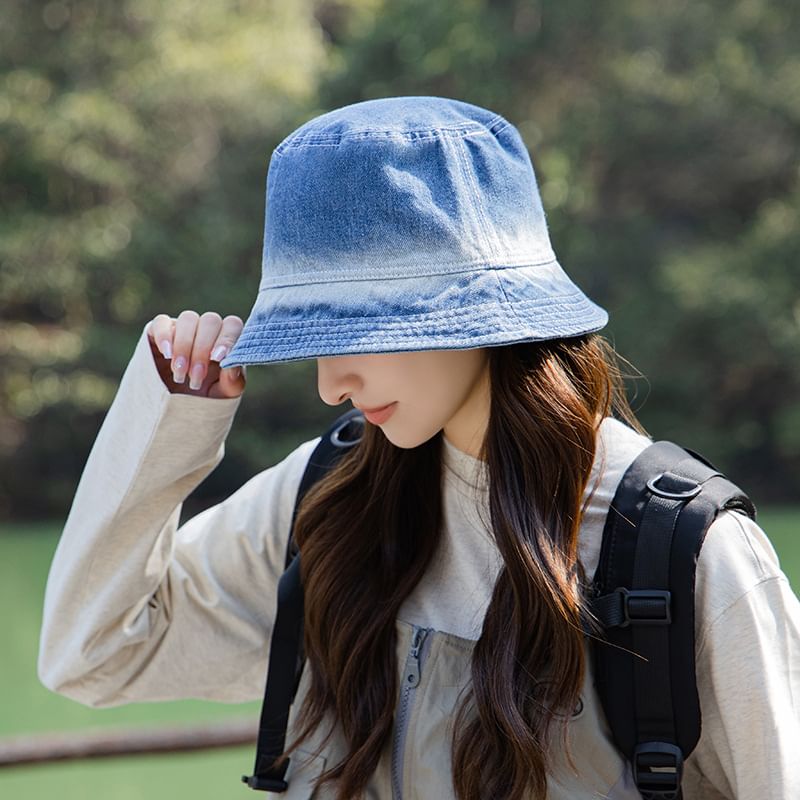 Denim Bucket Hat