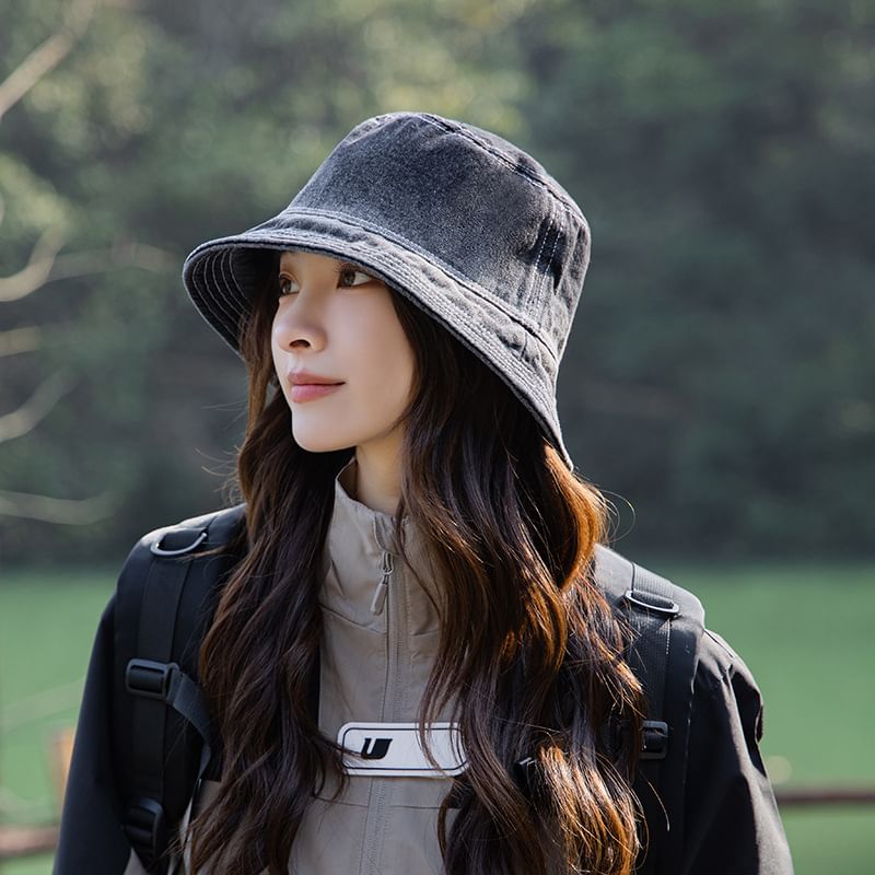 Denim Bucket Hat
