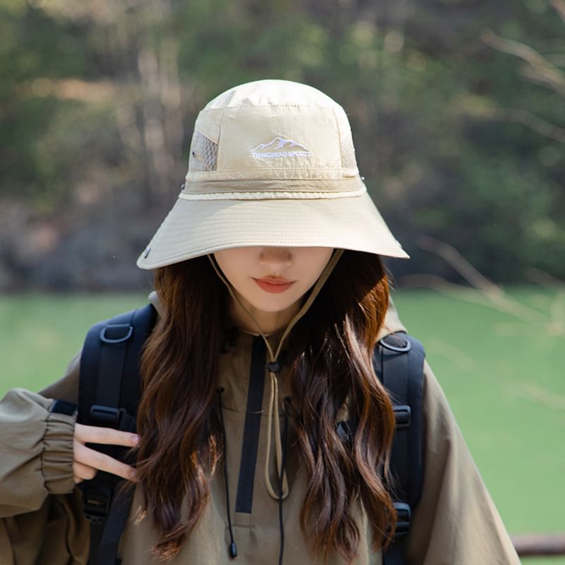 Embroidered Mountain Boonie Hat