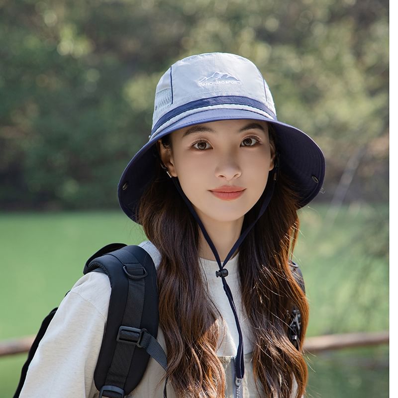 Embroidered Mountain Boonie Hat