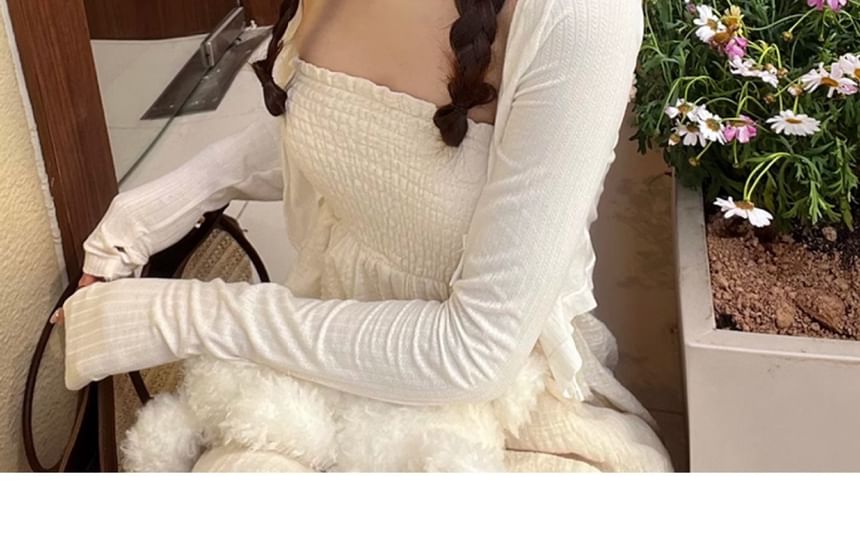 Eyelet Bucket Hat Knit