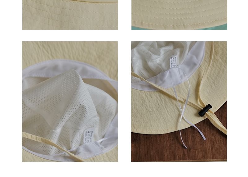 Bow Bucket Embroidered Hat