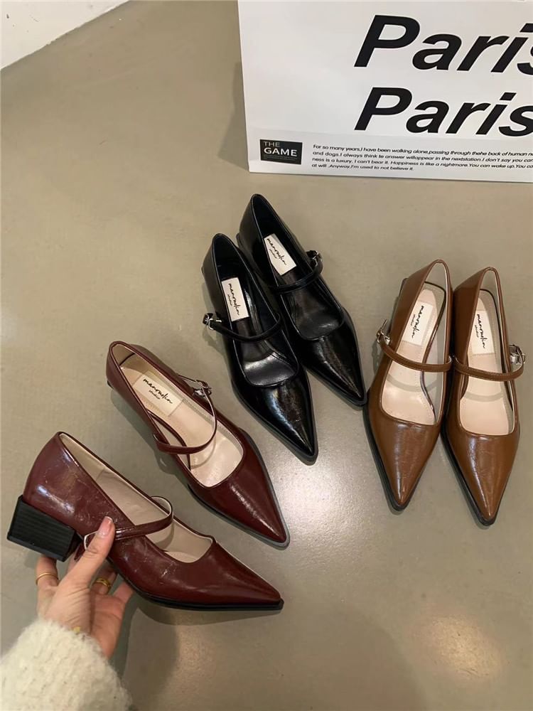 Mary Pointy Pumps Jane