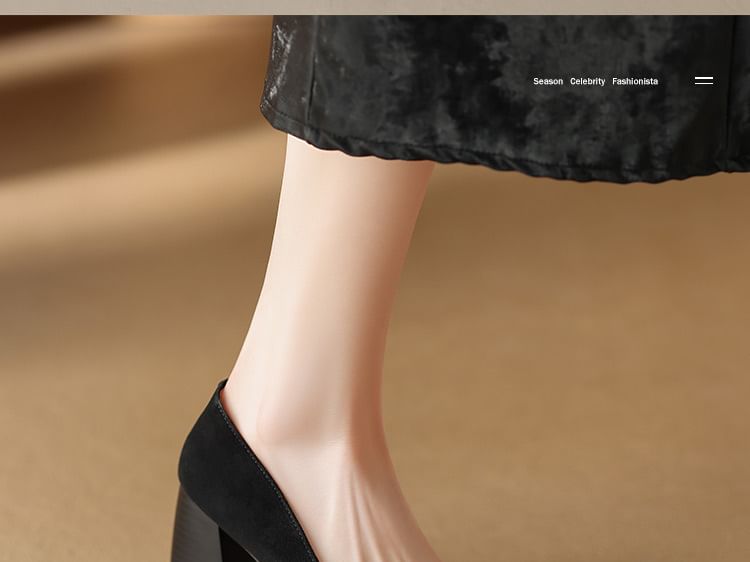Bow Pumps Heel Block