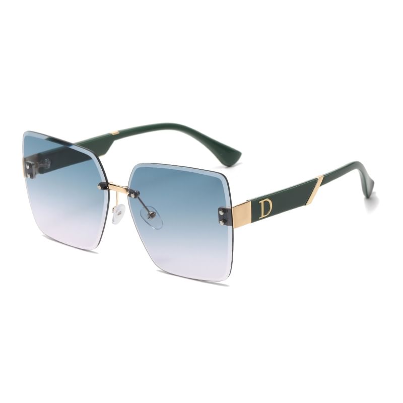 Square Gradient Frameless Sunglasses