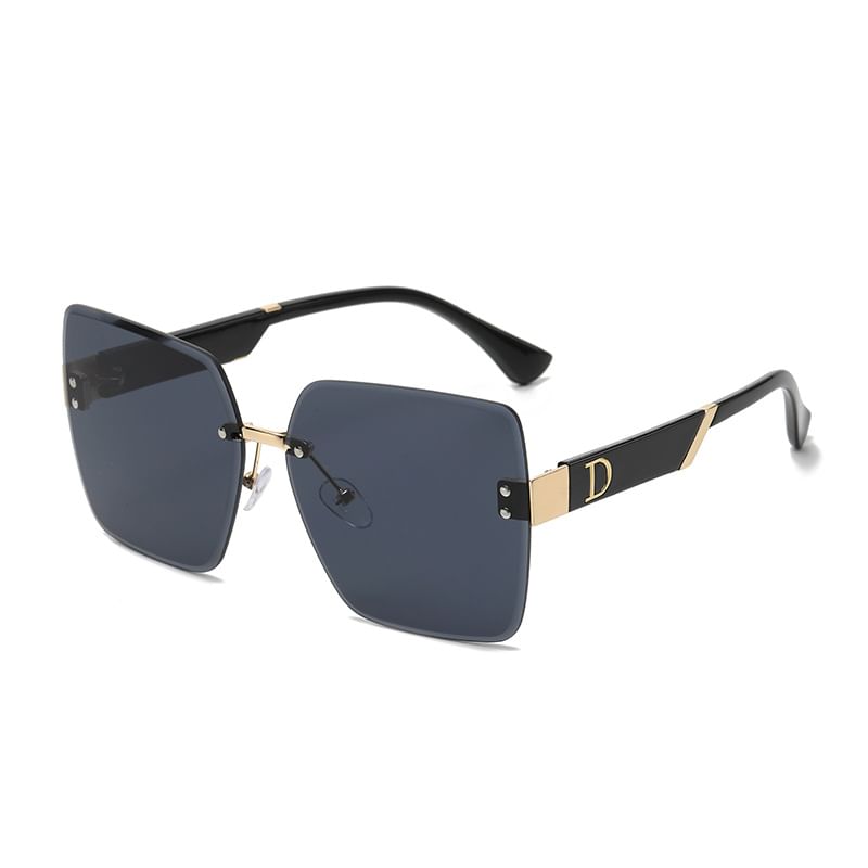 Square Gradient Frameless Sunglasses