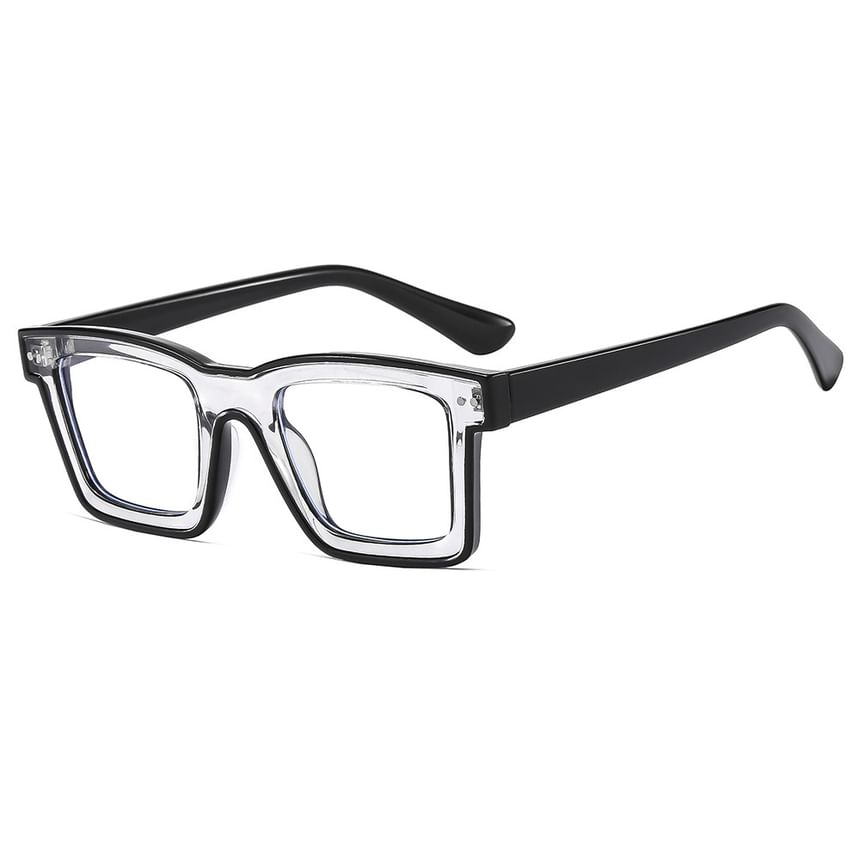 Blue Square Light Blocking Eyeglasses