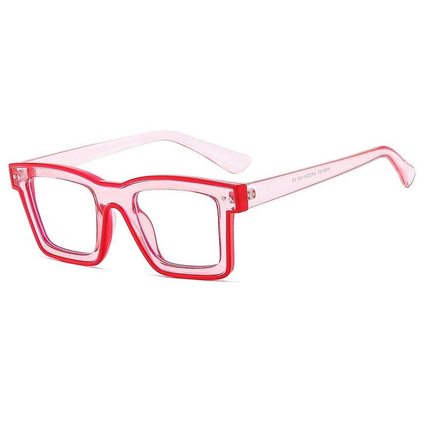 Blue Square Light Blocking Eyeglasses