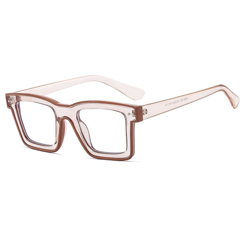 Blue Square Light Blocking Eyeglasses
