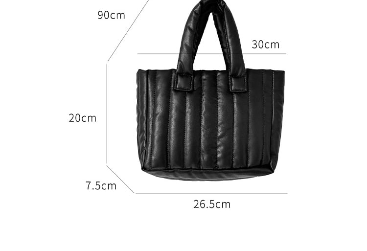 Tote Quilted Bag Plain