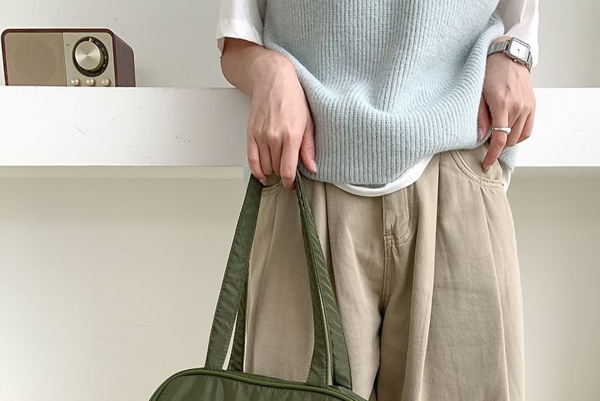 Tote Nylon Plain Bag