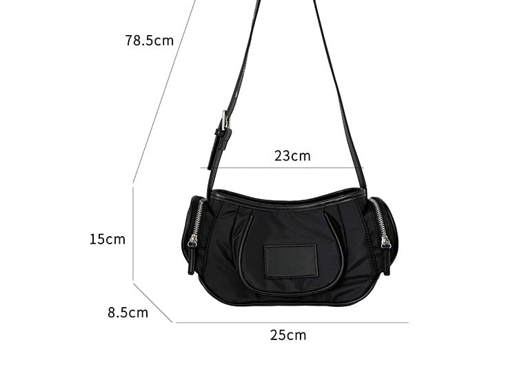 Bag Nylon Applique Shoulder