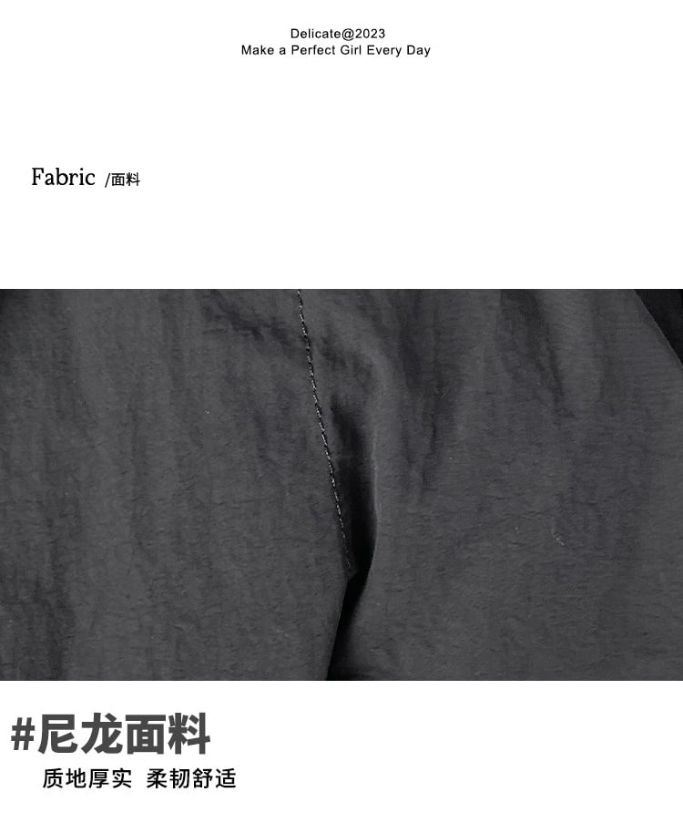 Bag Drawstring Crossbody Nylon Plain