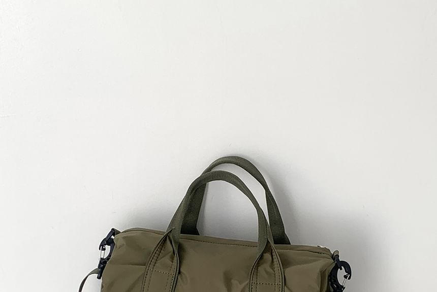 Nylon Plain Barrel Bag