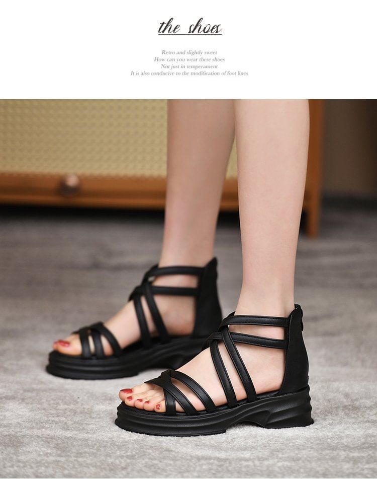 Platform Sandals Plain
