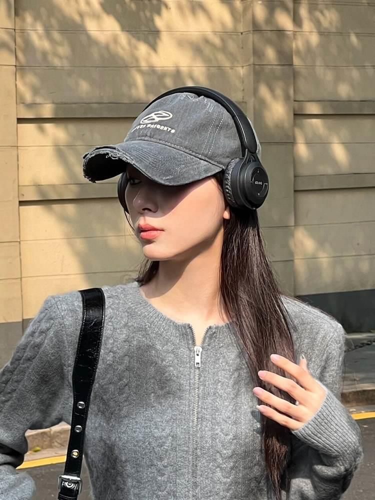 Baseball Distressed Embroidered Cap