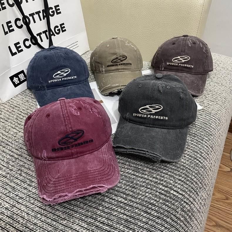 Baseball Distressed Embroidered Cap