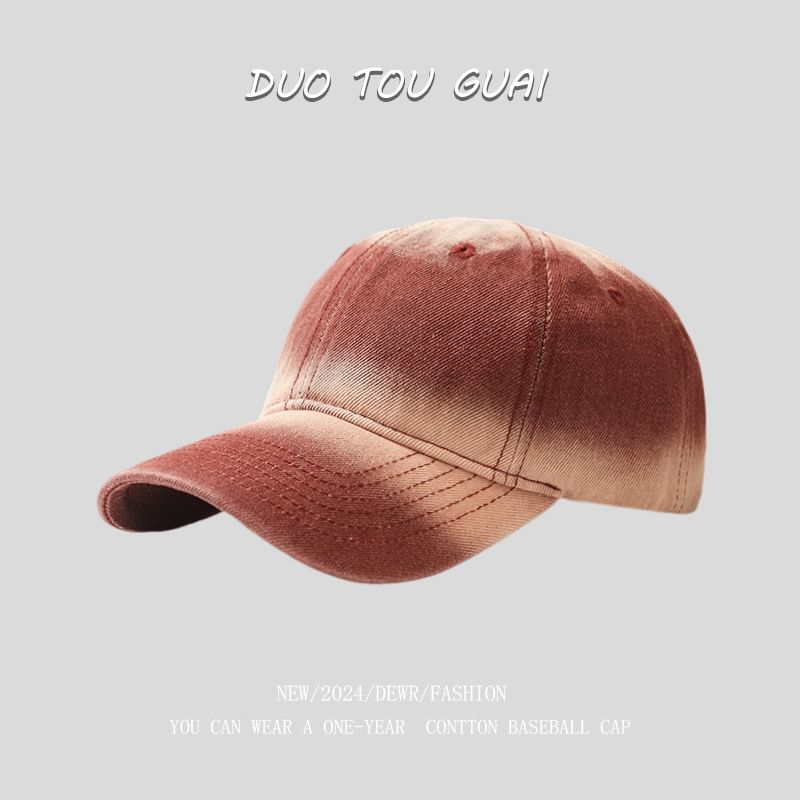 Cap Washed Denim Baseball