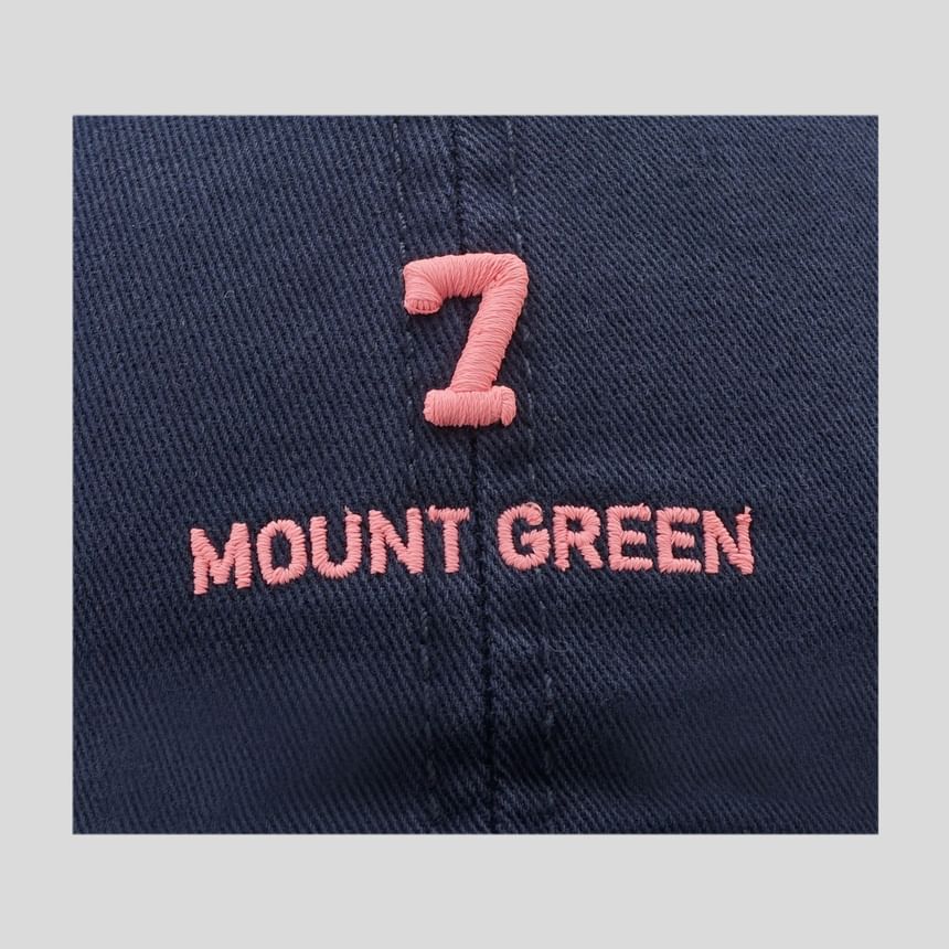Embroidered Cap Baseball Number