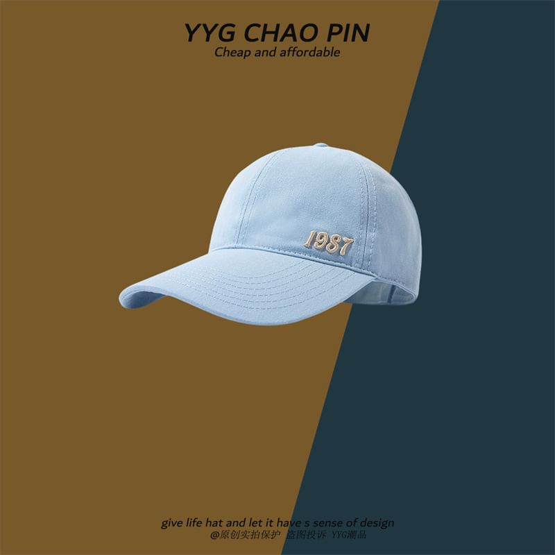 Embroidered Baseball Open Top Cap Number