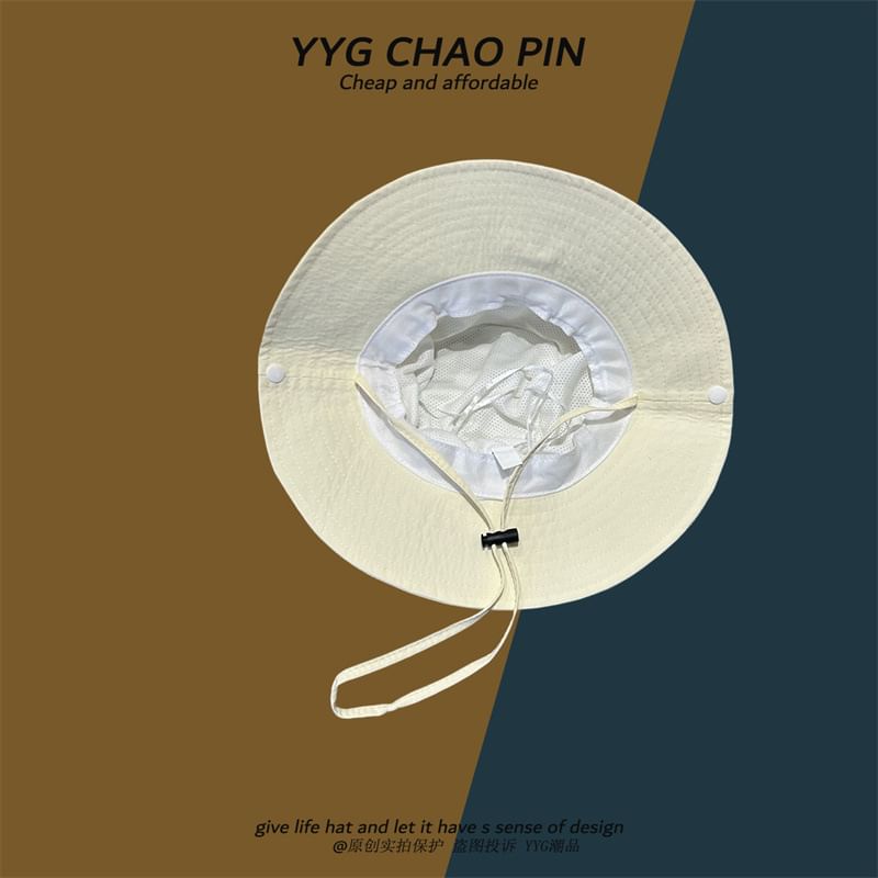 Embroidered Hat Boonie Bow